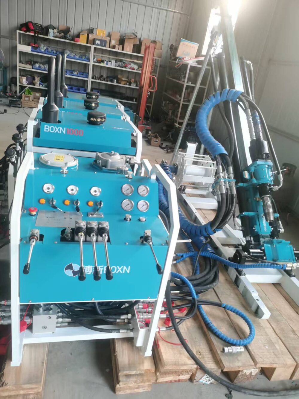 Portable Fully Hydraulic Drilling Rig HSBX1000