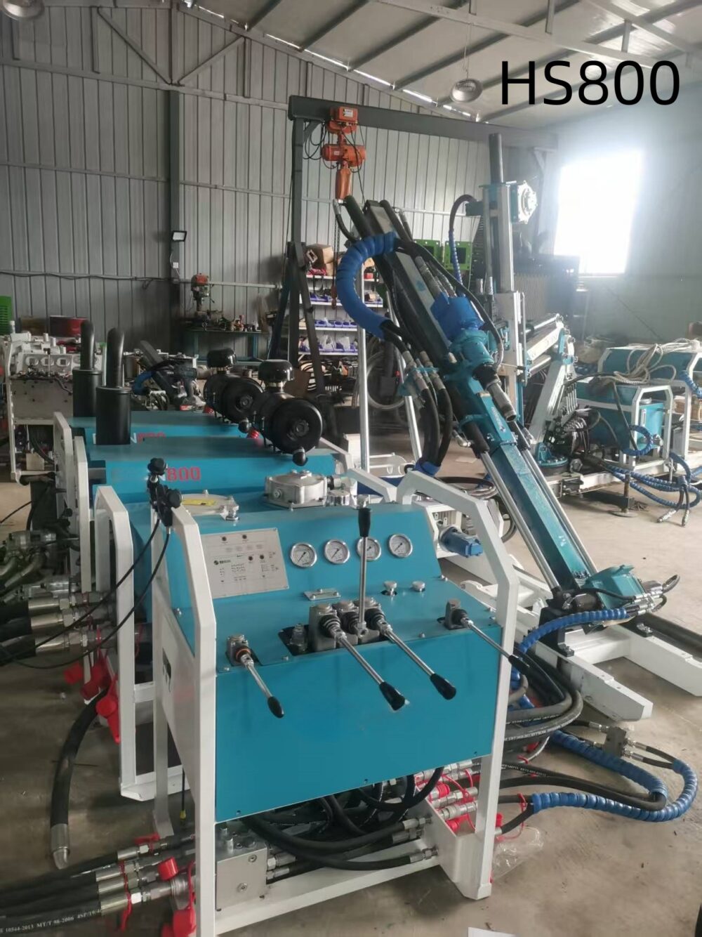 Portable Fully Hydraulic Drilling Rig HSBX800