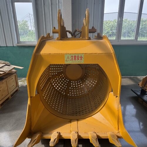 Large Excavator Attachments E-type crushing bucket