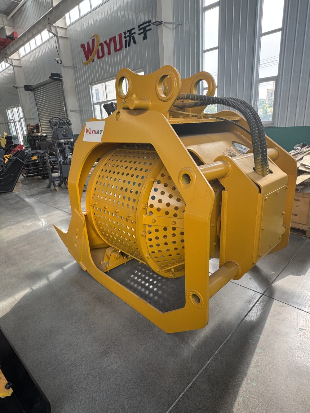 Large Excavator Attachments E-type crushing bucket