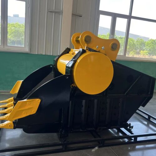 Large Excavator Attachments E-type crushing bucket