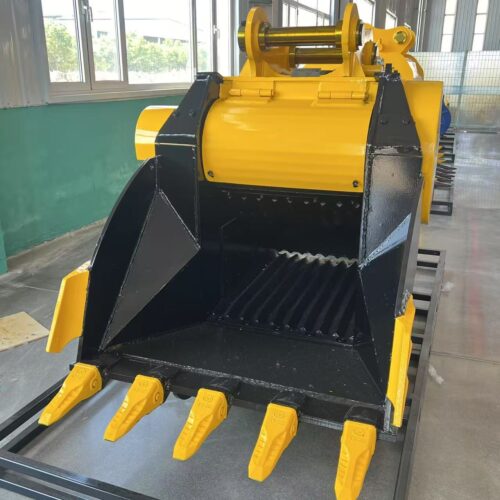 Large Excavator Attachments E-type crushing bucket