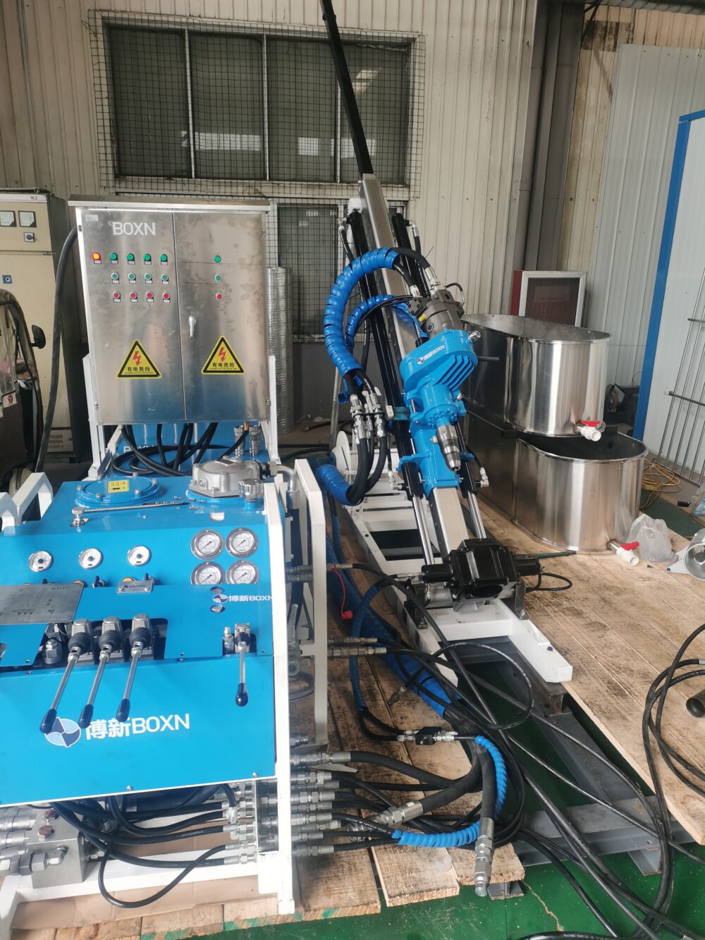 Portable Fully Hydraulic Drilling Rig HSBX800