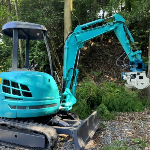 Large Excavator Attachments Excavator Grapple Saw