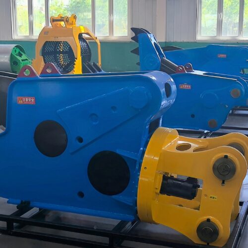 Large Excavator Attachments Car Crushing Clamp