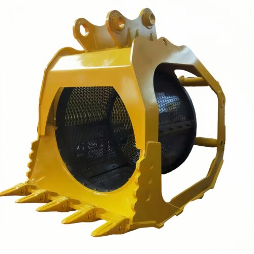 Large Excavator Attachments Drum screening bucket