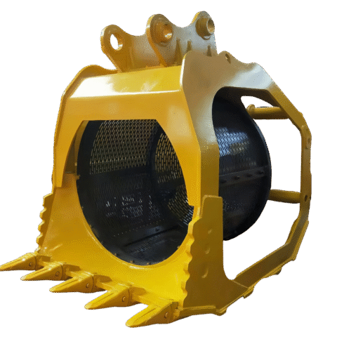 Large Excavator Attachments Drum screening bucket