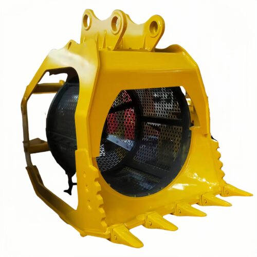 Large Excavator Attachments Drum screening bucket