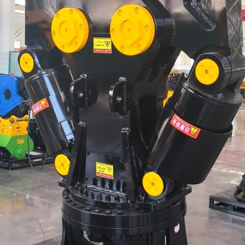 Large Excavator Attachments Double cylinder scissors