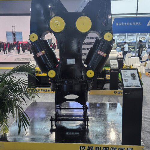 Large Excavator Attachments Double cylinder scissors