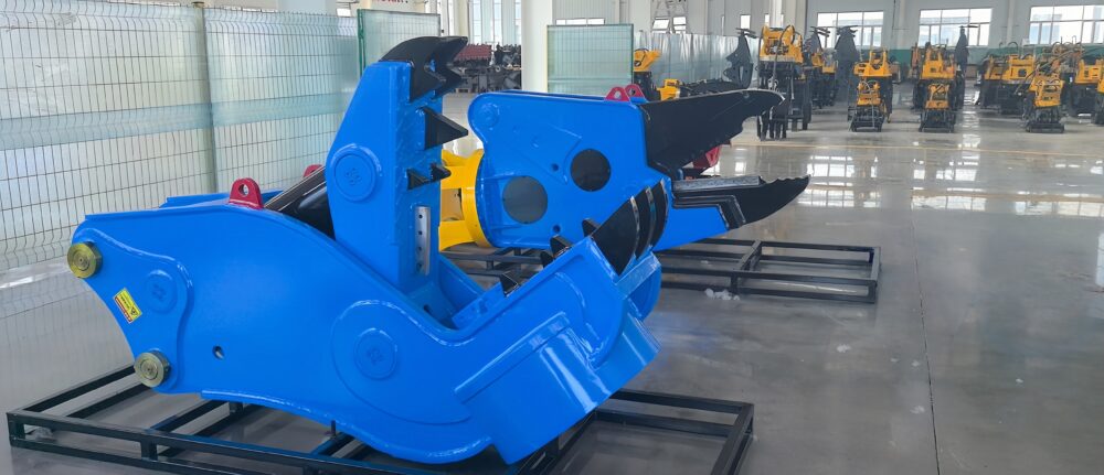 Large Excavator Attachments Suction cup crushing pliers