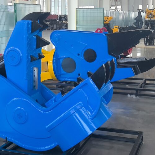 Large Excavator Attachments Suction cup crushing pliers