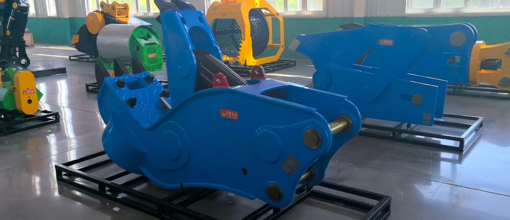 Large Excavator Attachments Suction cup crushing pliers