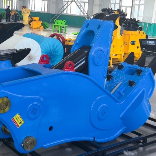 Large Excavator Attachments Suction cup crushing pliers