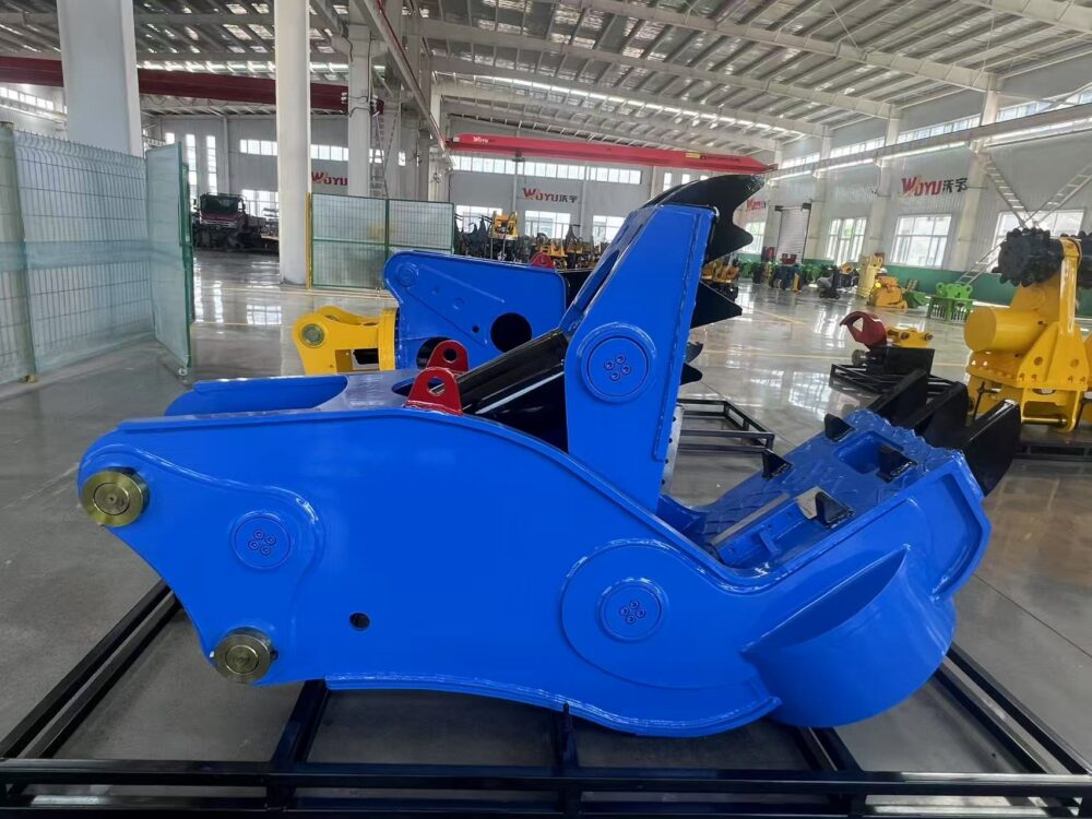 Large Excavator Attachments Suction cup crushing pliers