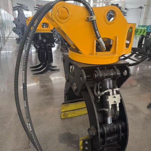 Large Excavator Attachments Clamping stone tool