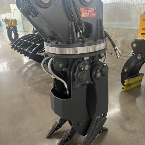 旋转大盘机-01 Large Excavator Attachments Rotating steel grabbing machine