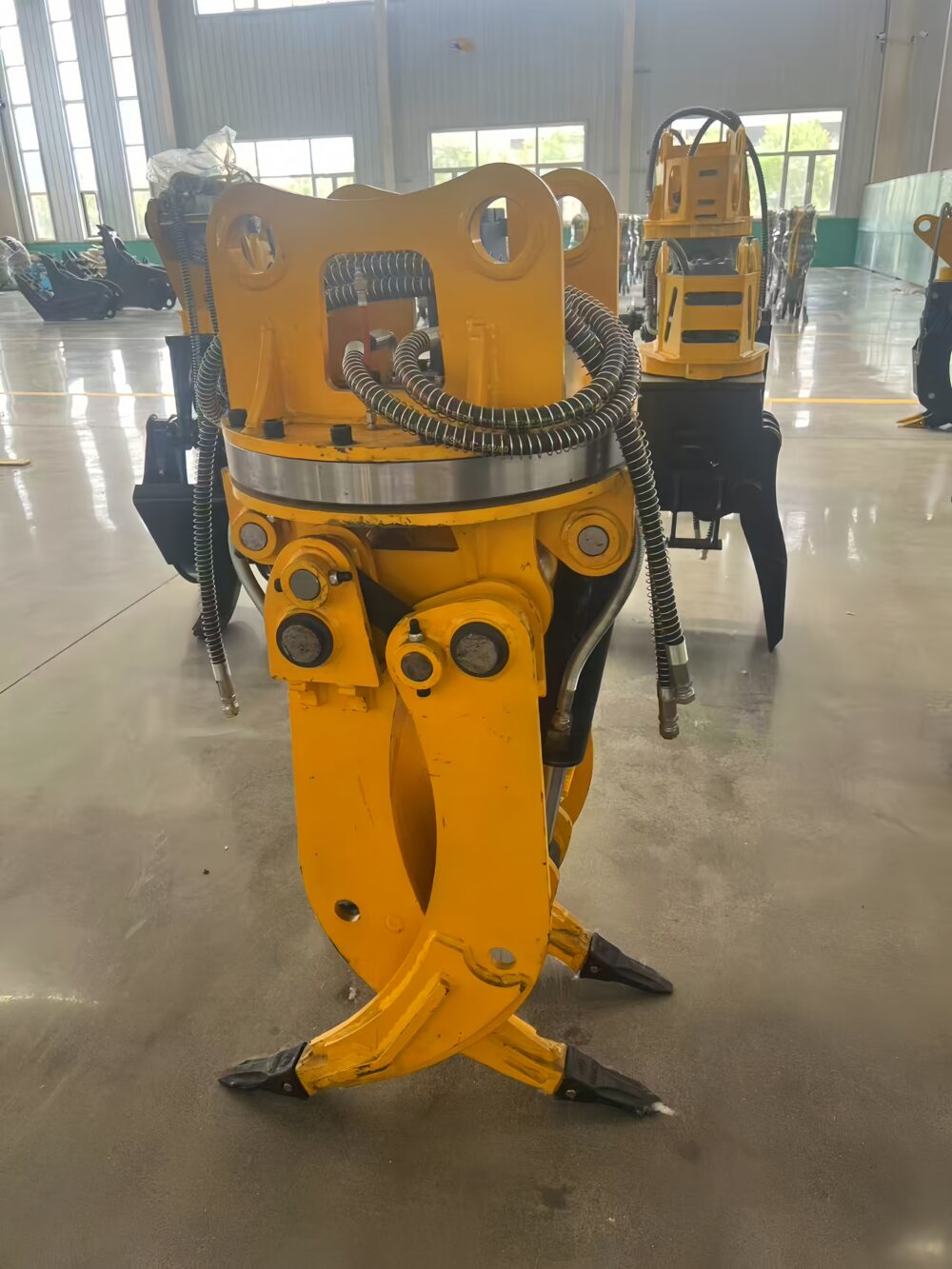 旋转大盘机-02 Large Excavator Attachments Rotating steel grabbing machine
