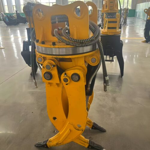 旋转大盘机-02 Large Excavator Attachments Rotating steel grabbing machine