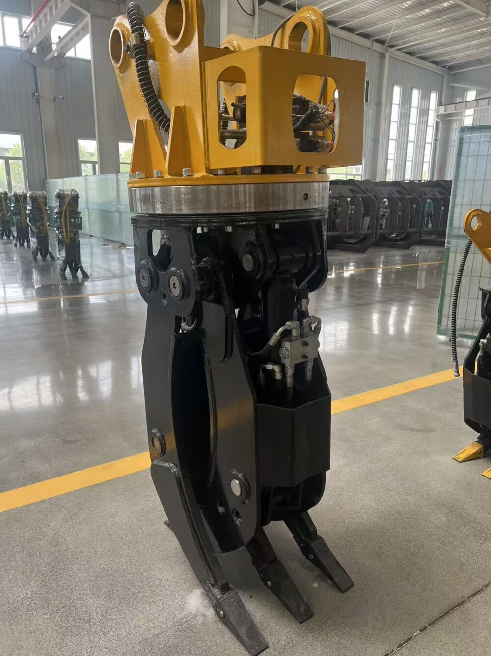 旋转大盘机-04 Large Excavator Attachments Rotating steel grabbing machine