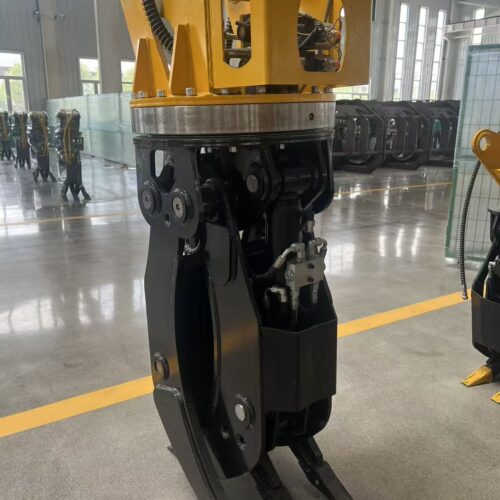 旋转大盘机-04 Large Excavator Attachments Rotating steel grabbing machine