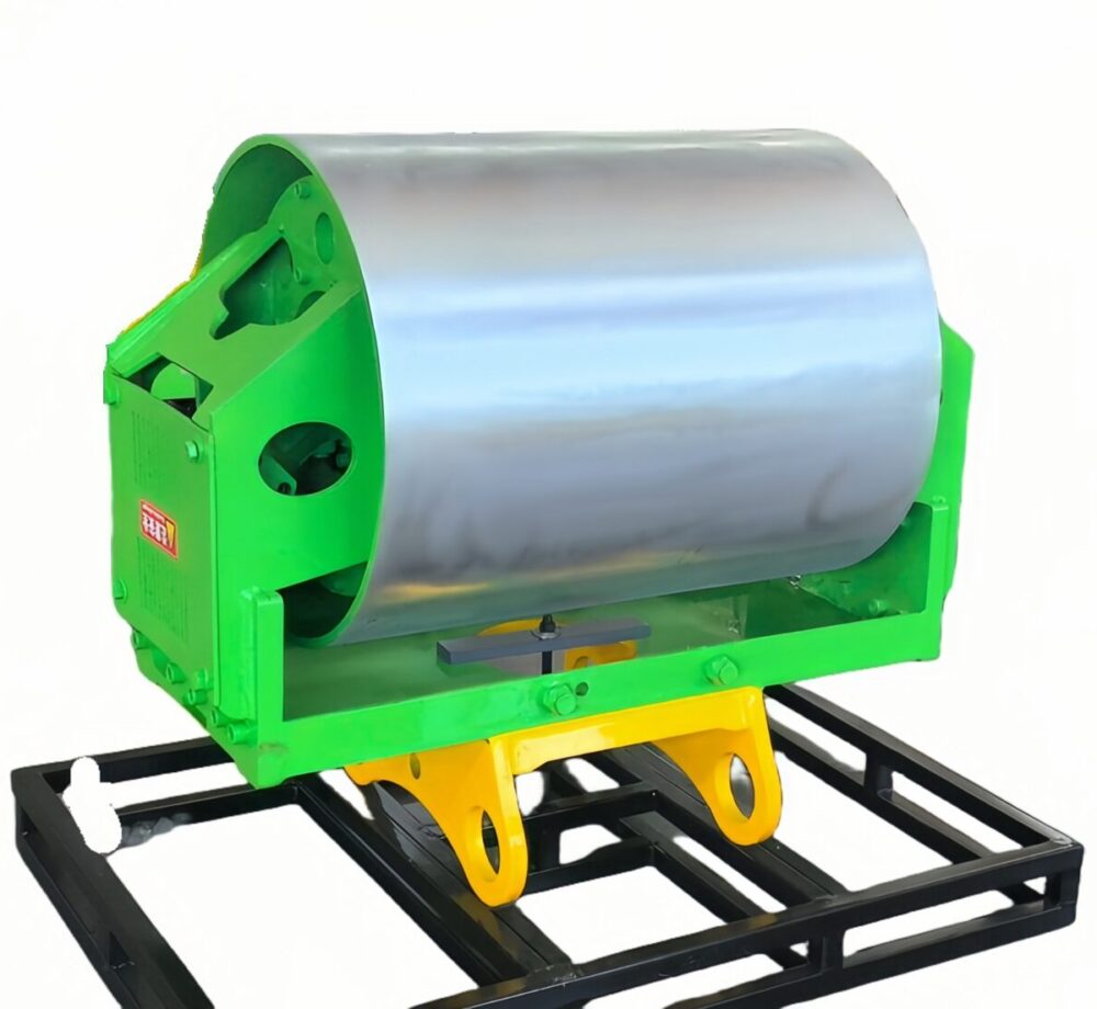 Large Excavator Attachments Drum compactor